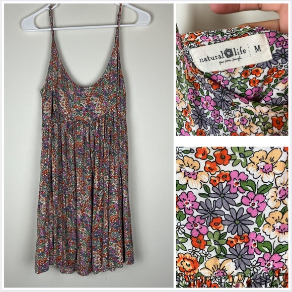 NATURAL LIFE | Dresses | Natural Life Ditsy Floral Gigi Mini Swing ...